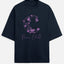 Moon Child Purple Design Terry Oversized Tee