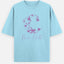 Moon Child Purple Design Oversized Tee