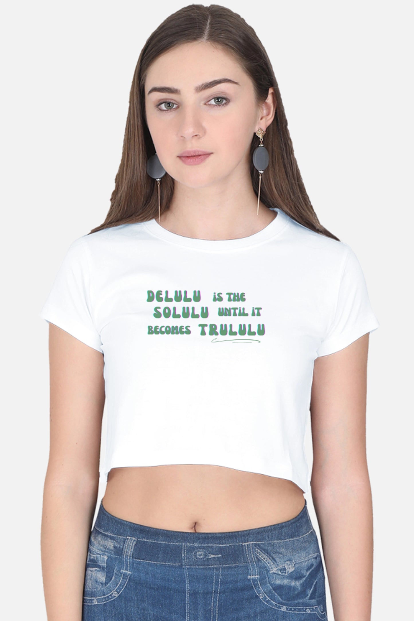 Delulu Crop Top