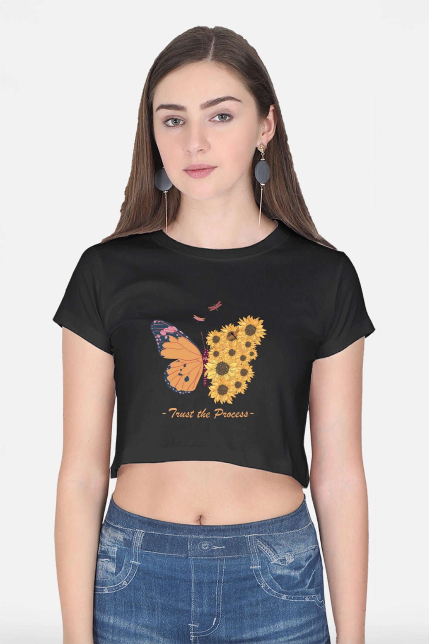 Trust The Process Crop Top