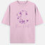 Moon Child Purple Design Oversized Tee