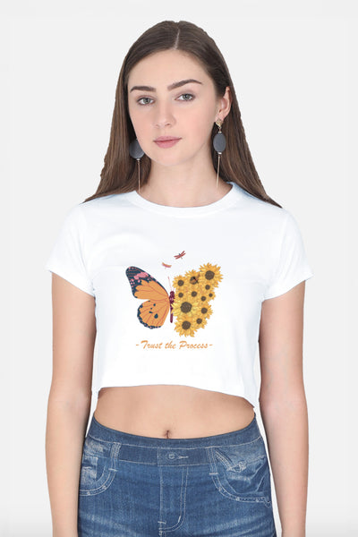 Trust The Process Crop Top