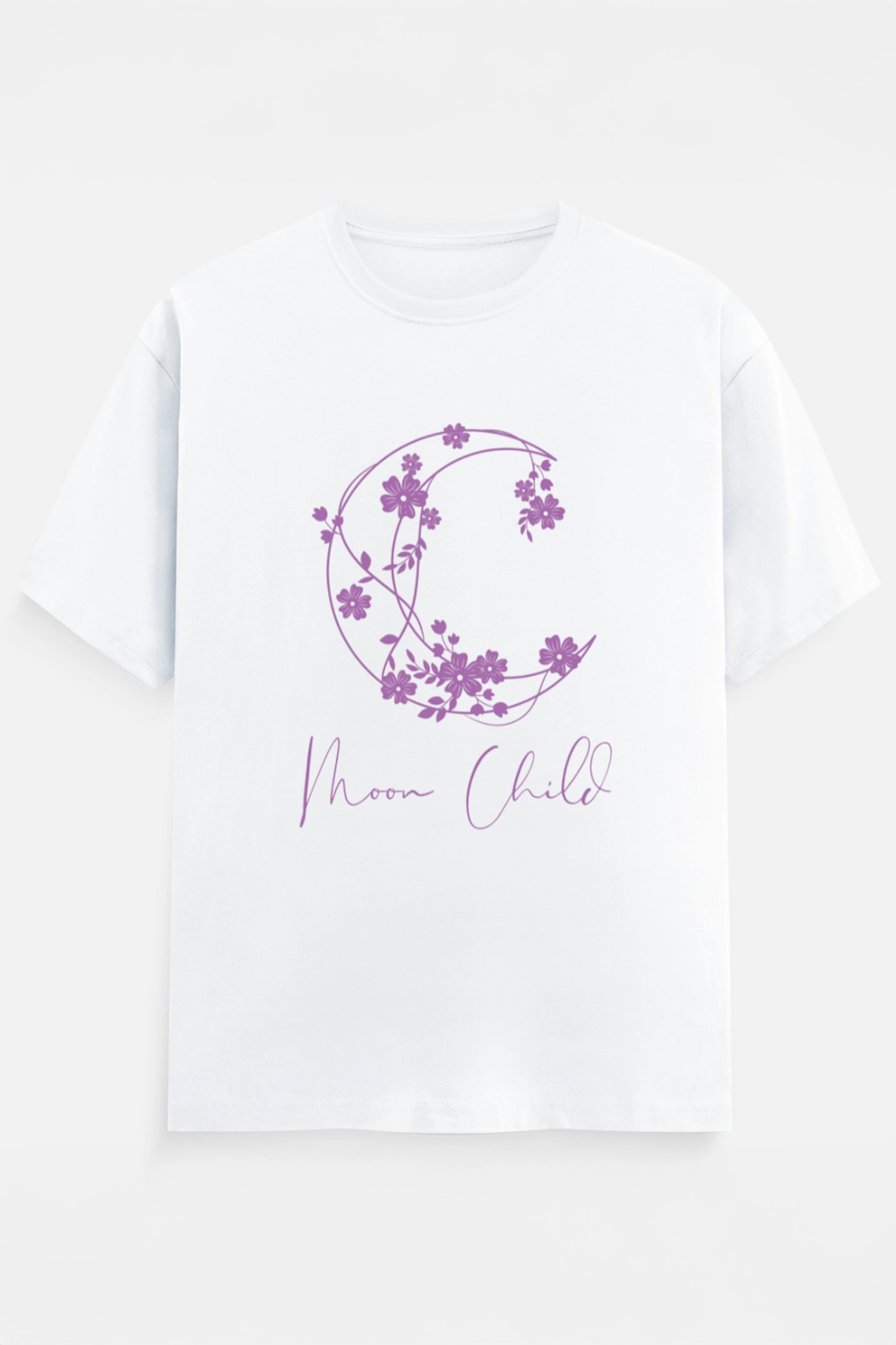 Moon Child Purple Design T-Shirts