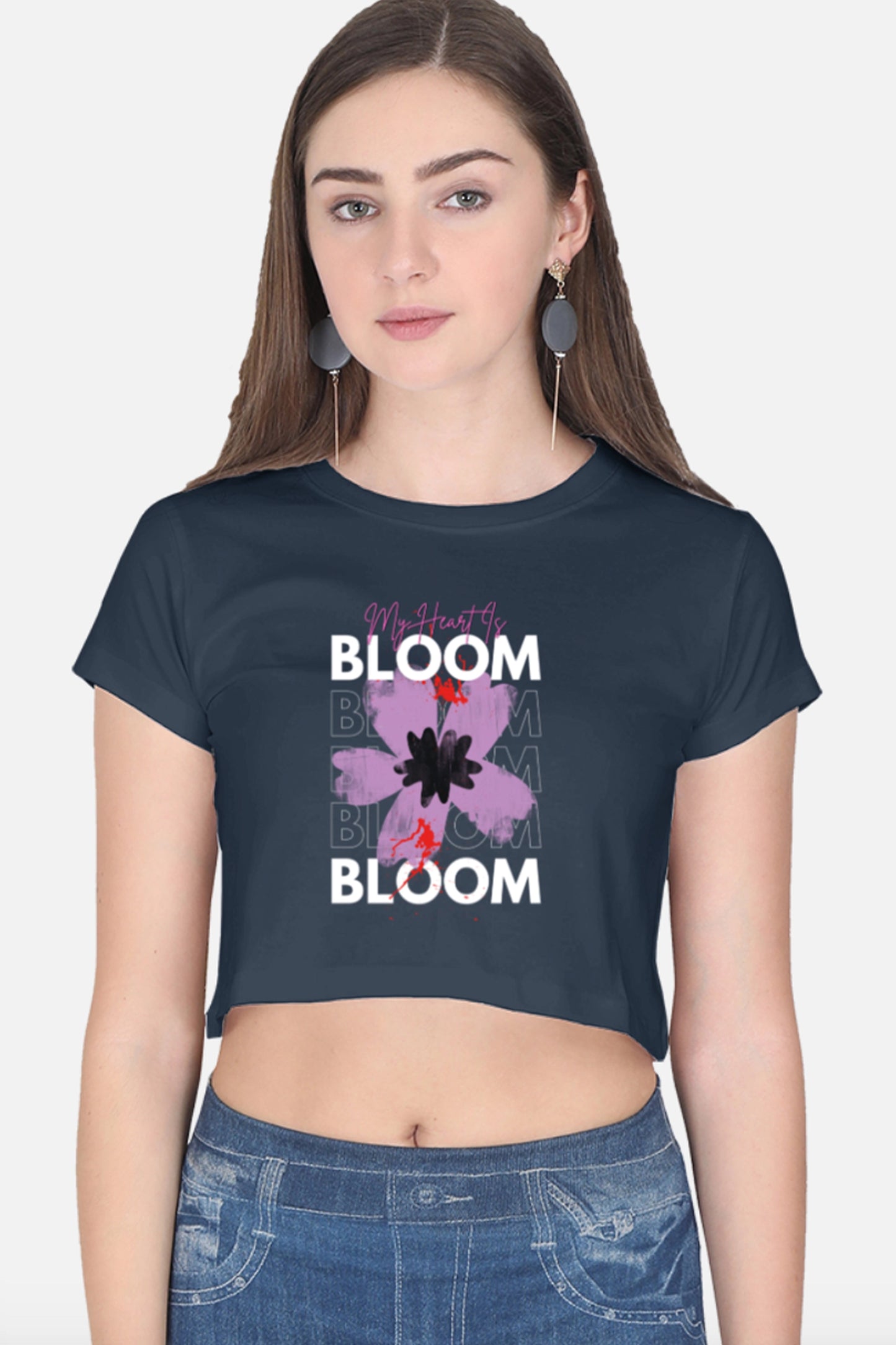 My Heart Is Bloom Crop Top