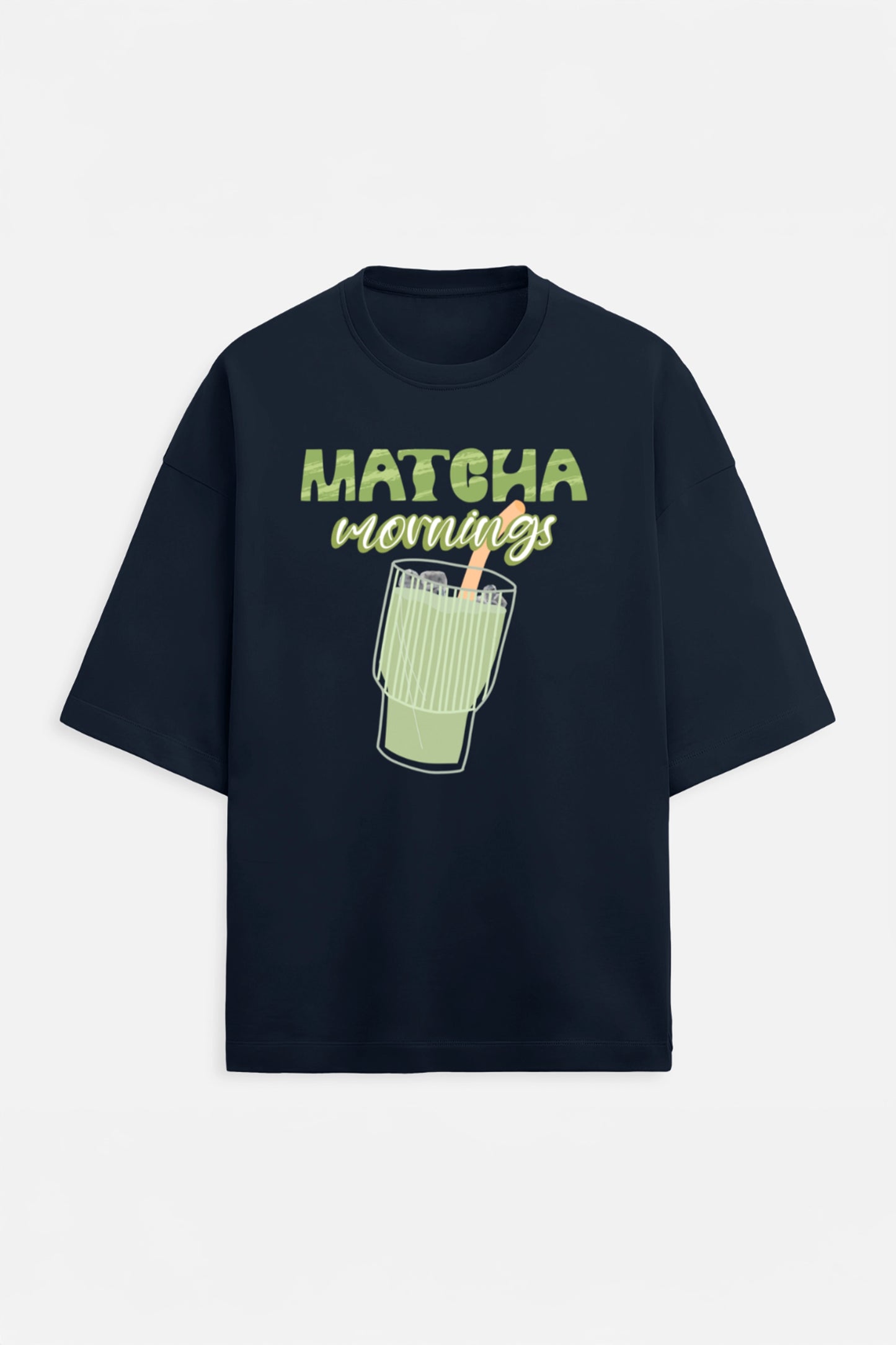Matcha Mornings Terry Oversized Tee