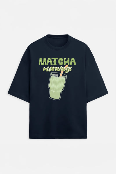 Matcha Mornings Terry Oversized Tee