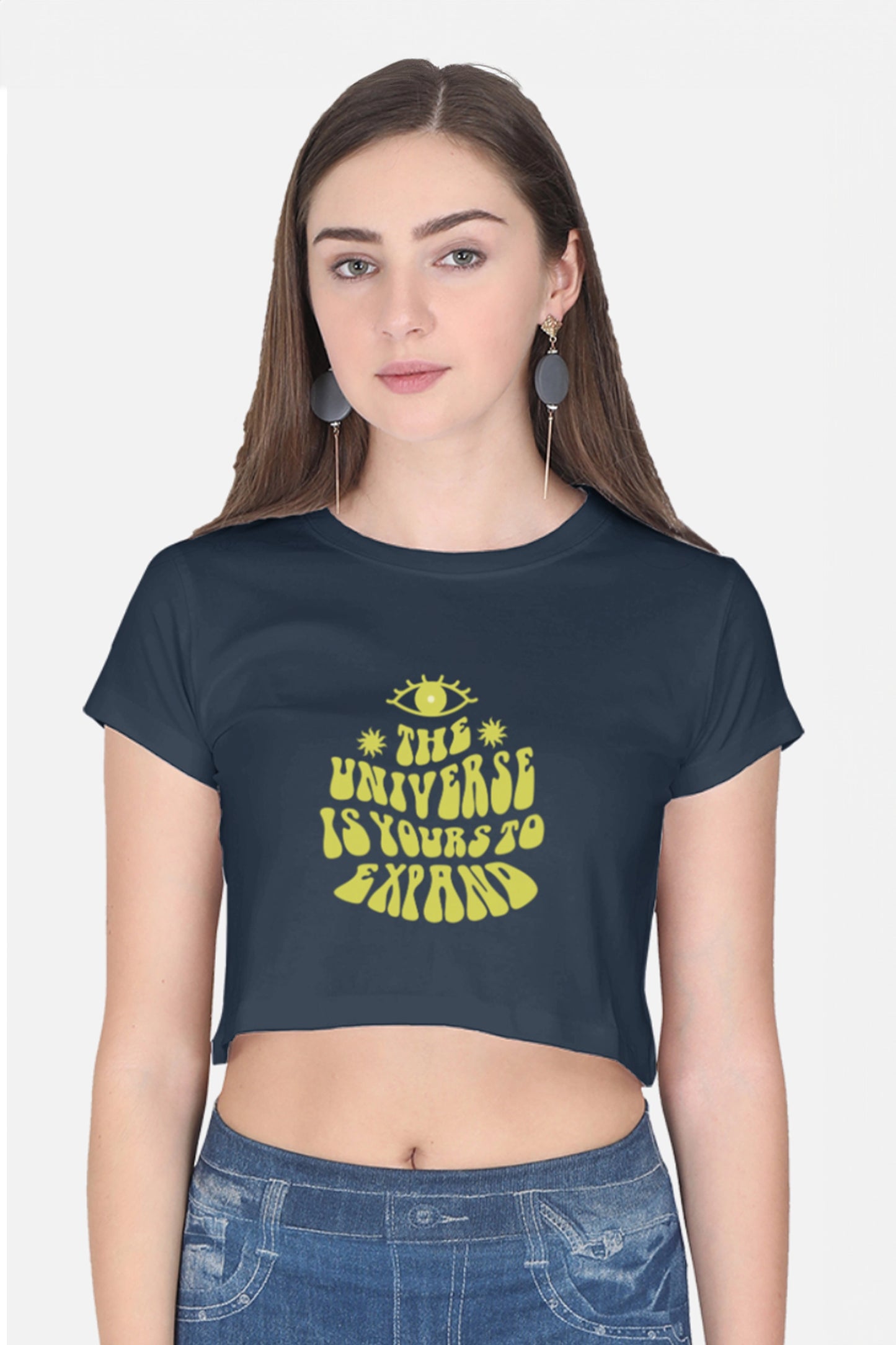 The Universe is Urs To Expand Crop Top