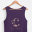 Moon Child Beige Design Tank Top