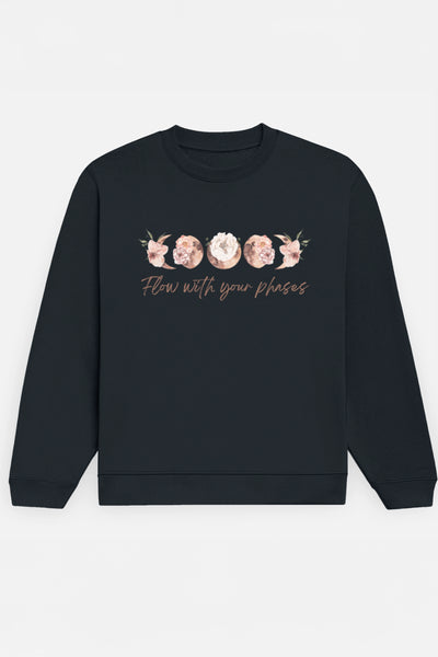 Flow with your phases Sweatshirt (Peach)