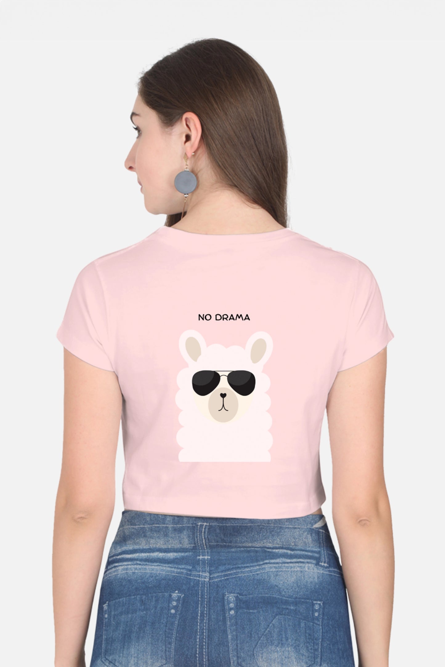 No Drama Llama Crop Top