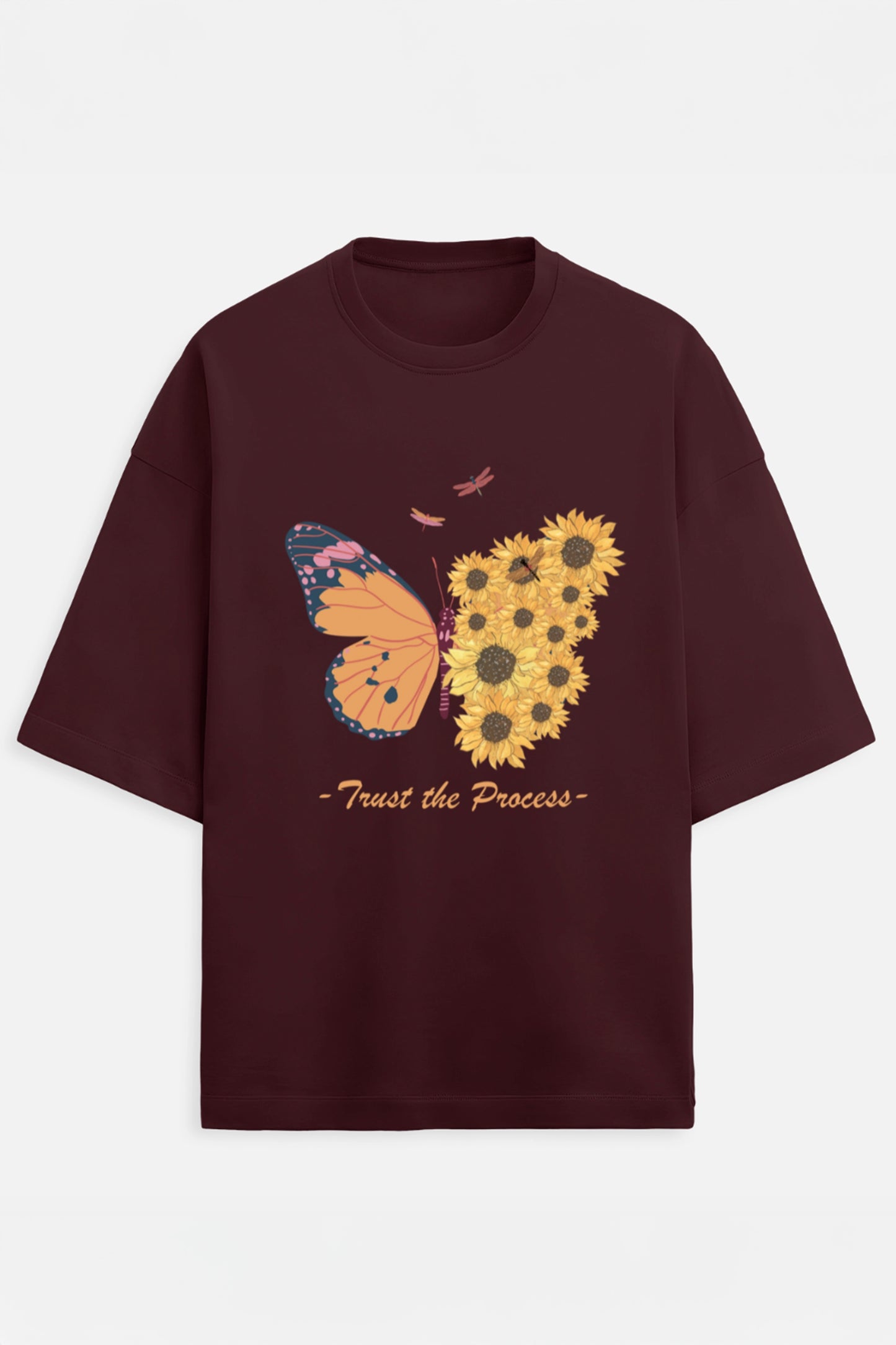 Trust The Process Terry Oversized Tee