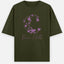 Moon Child Purple Design Oversized Tee