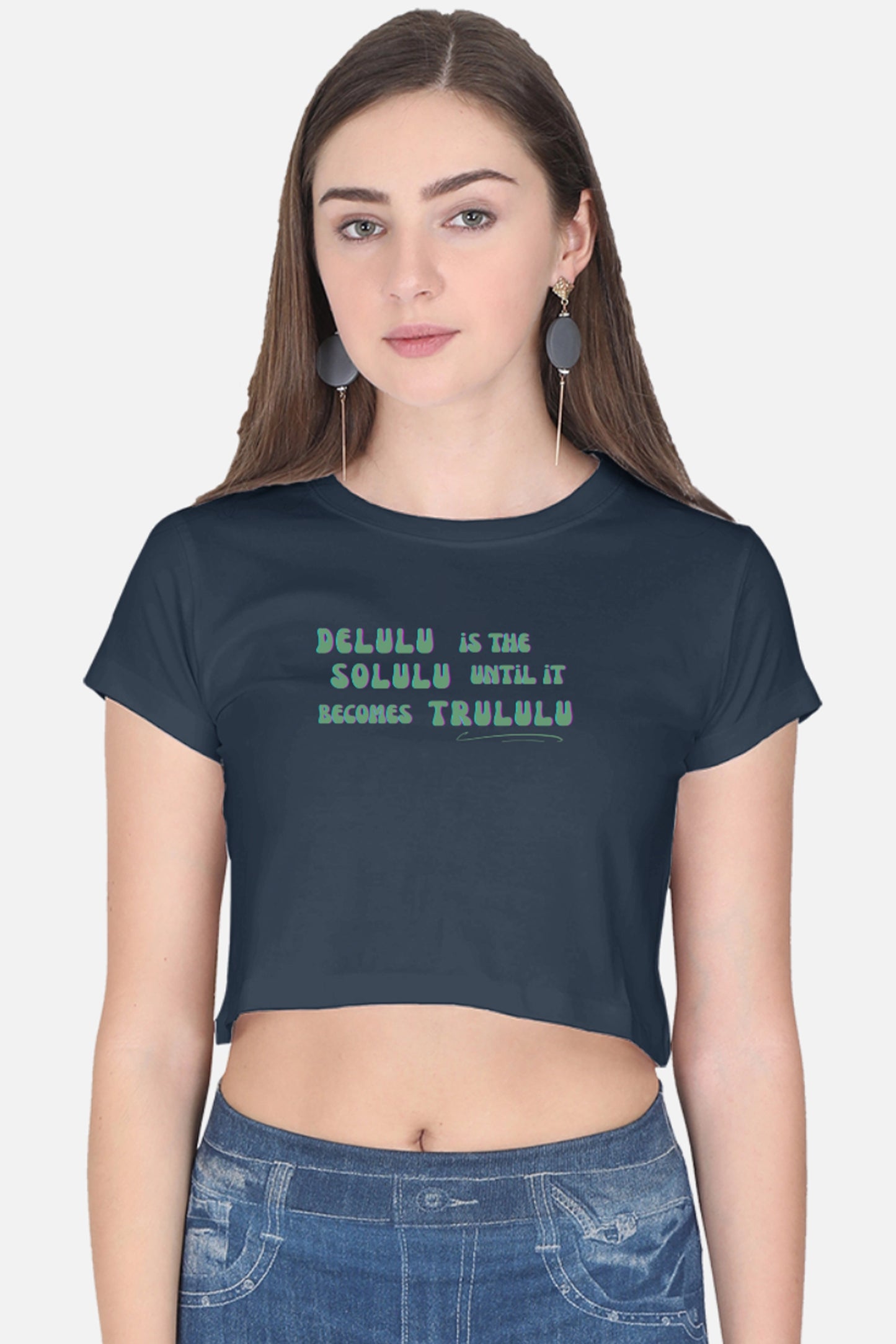 Delulu Crop Top