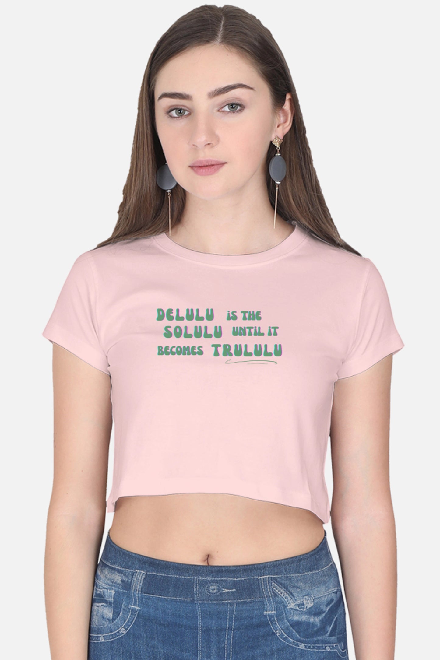 Delulu Crop Top