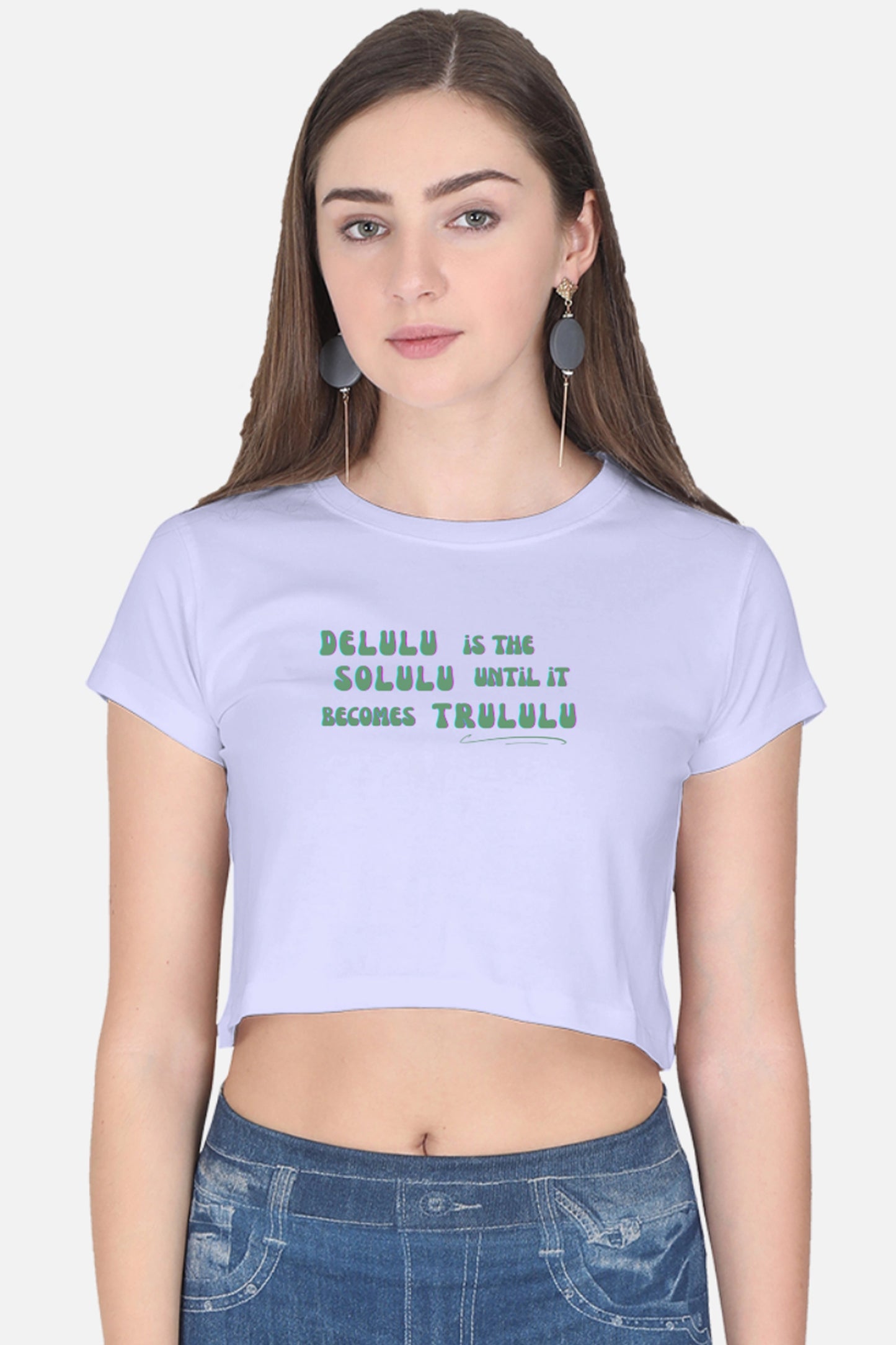 Delulu Crop Top