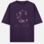 Moon Child Purple Design Oversized Tee