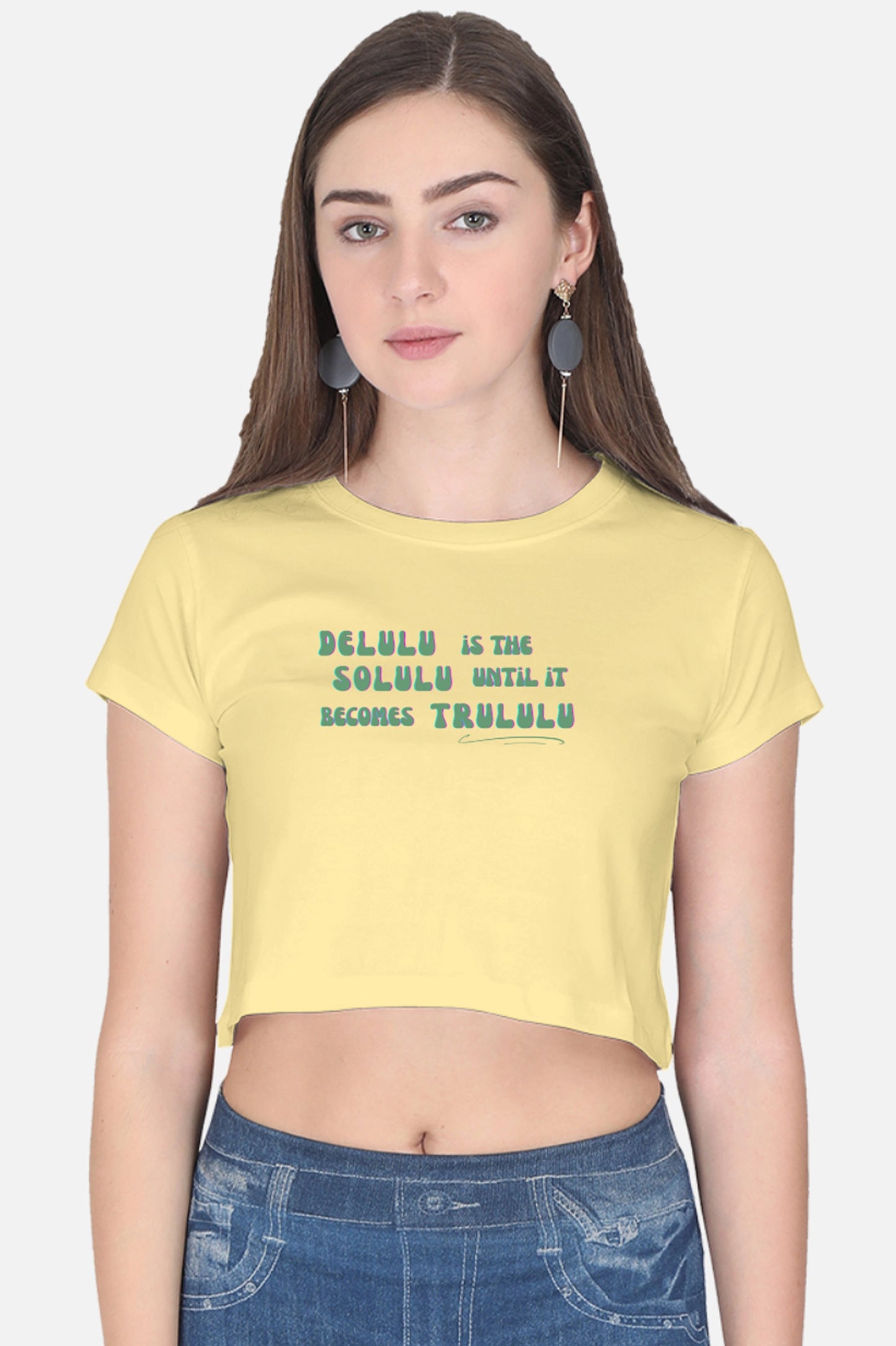 Delulu Crop Top