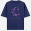 Moon Child Purple Design Oversized Tee