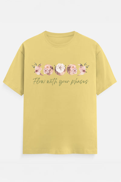 Flow with your phases T-Shirt (Green)