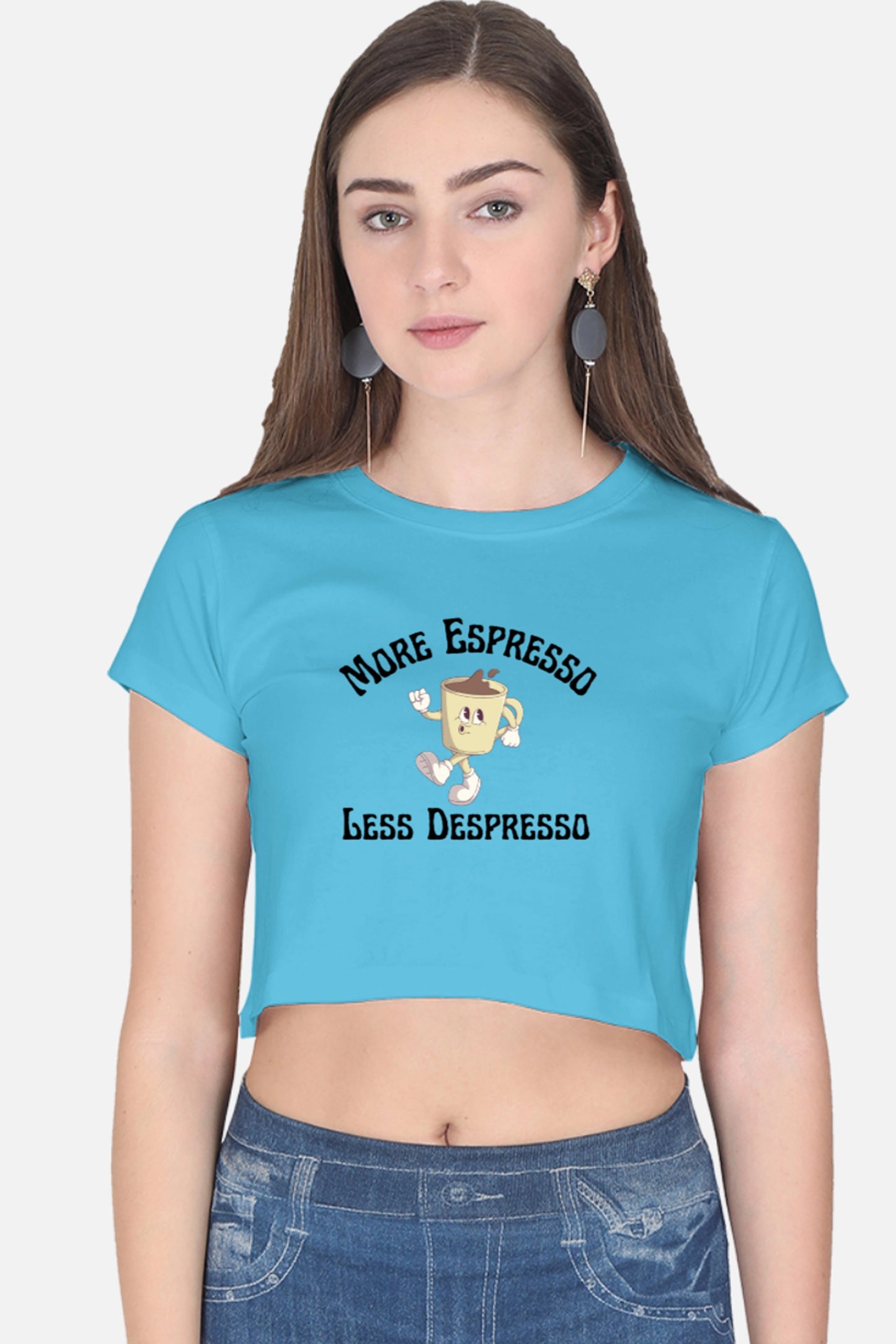 More Espresso Crop Top