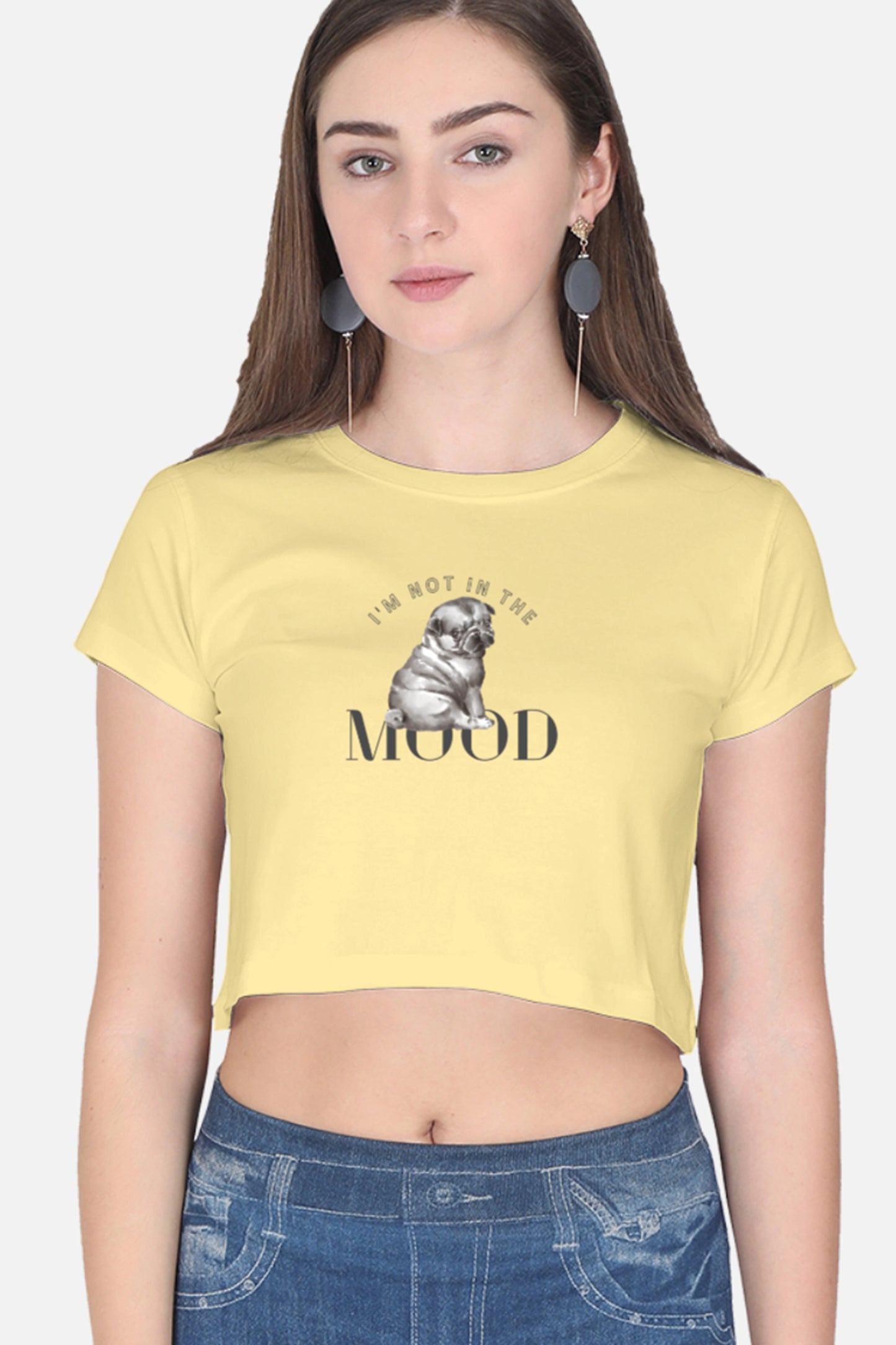I'm Not In The Mood Crop Top