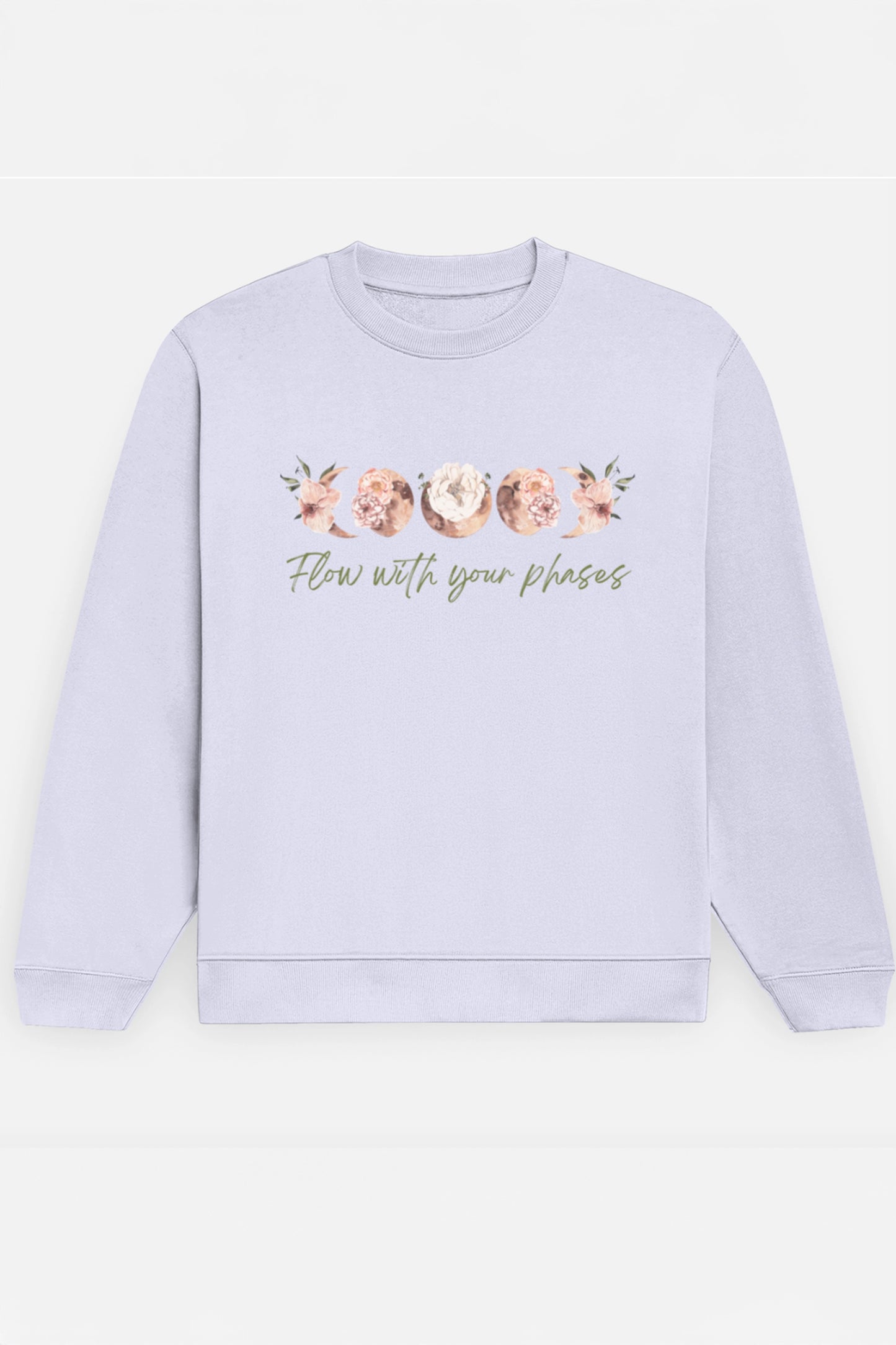 Flow with your phases Sweatshirt (Green)