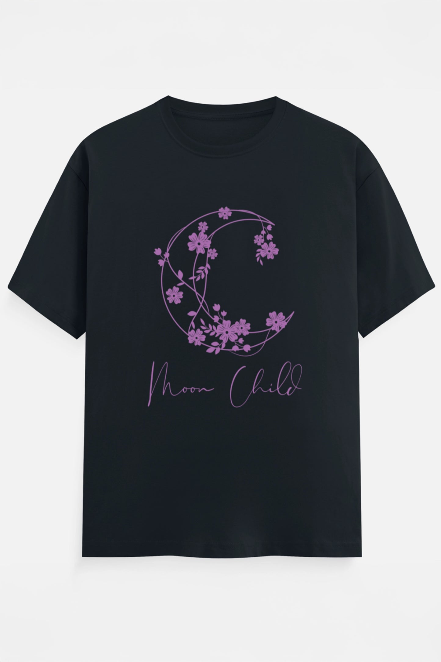 Moon Child Purple Design T-Shirts