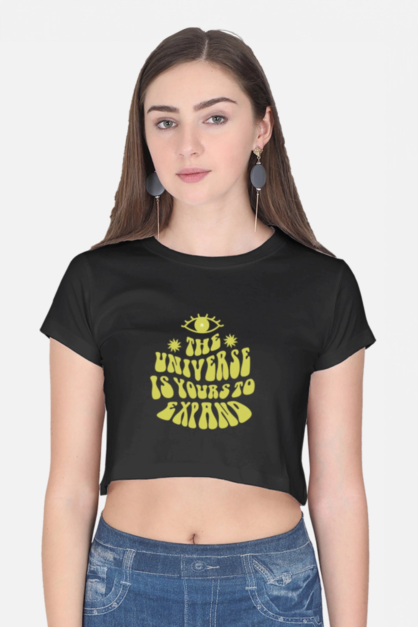 The Universe is Urs To Expand Crop Top