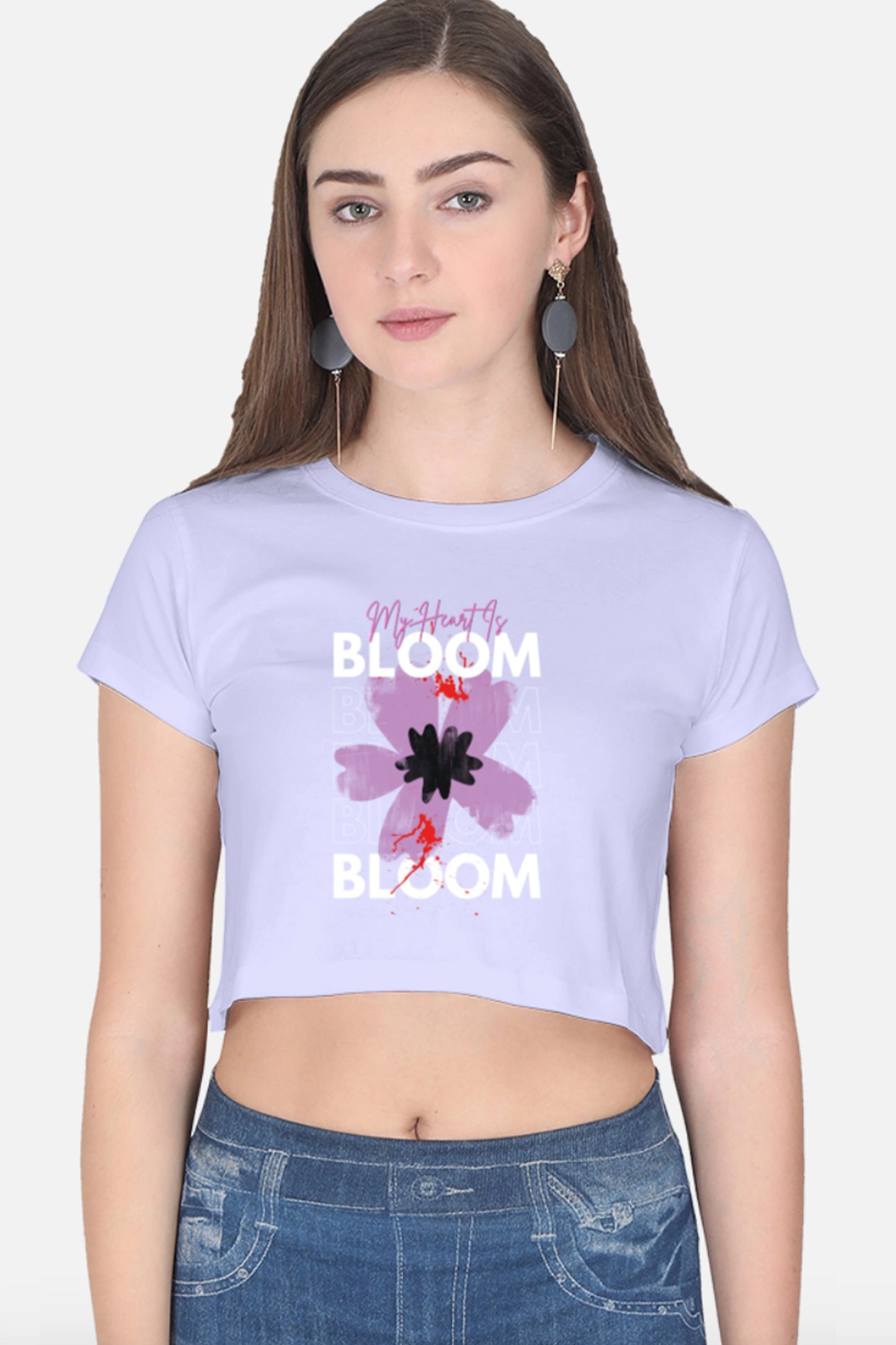 My Heart Is Bloom Crop Top