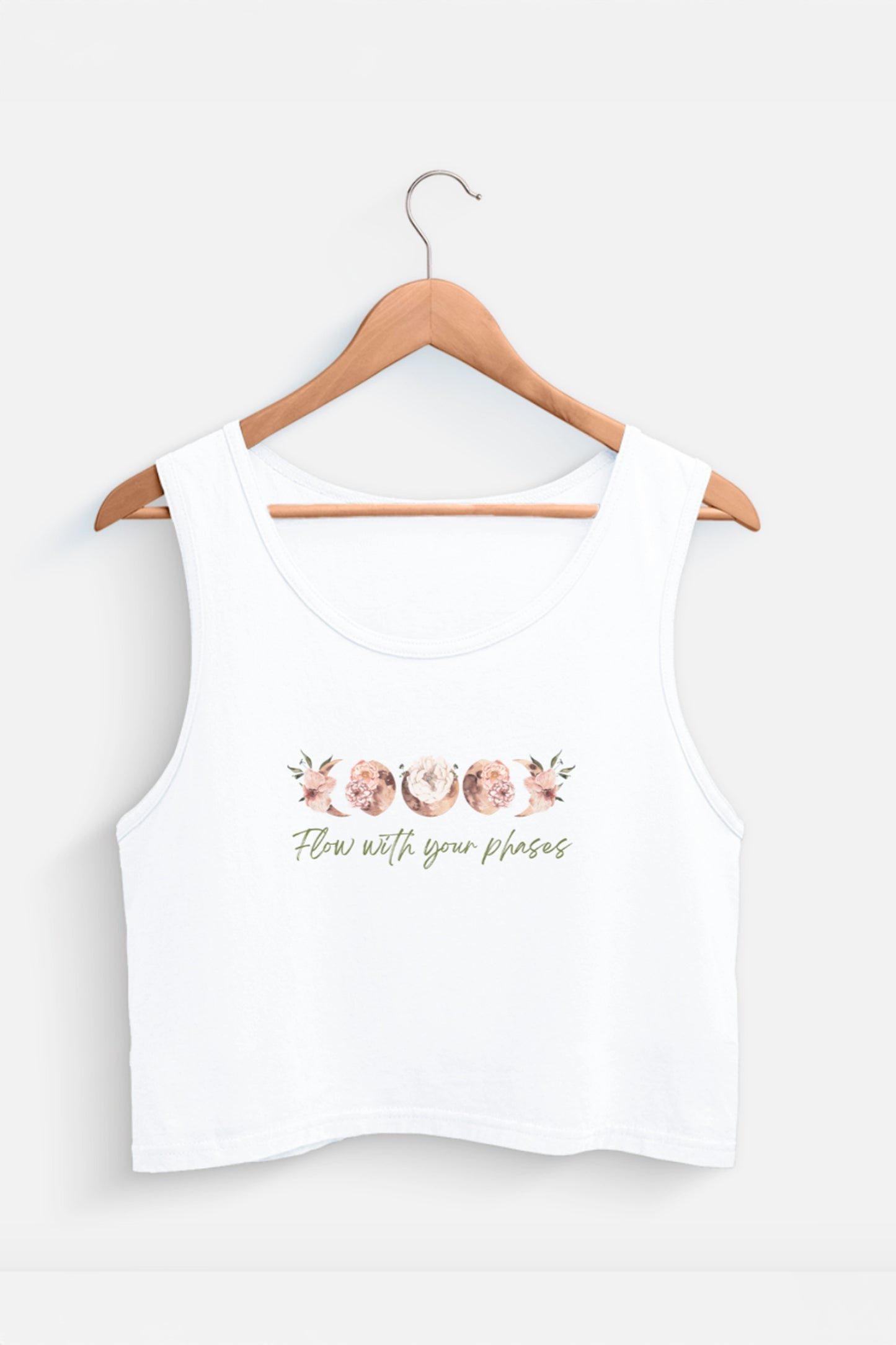 Flow With Your Phases Tank Top (Green)