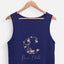 Moon Child Beige Design Tank Top