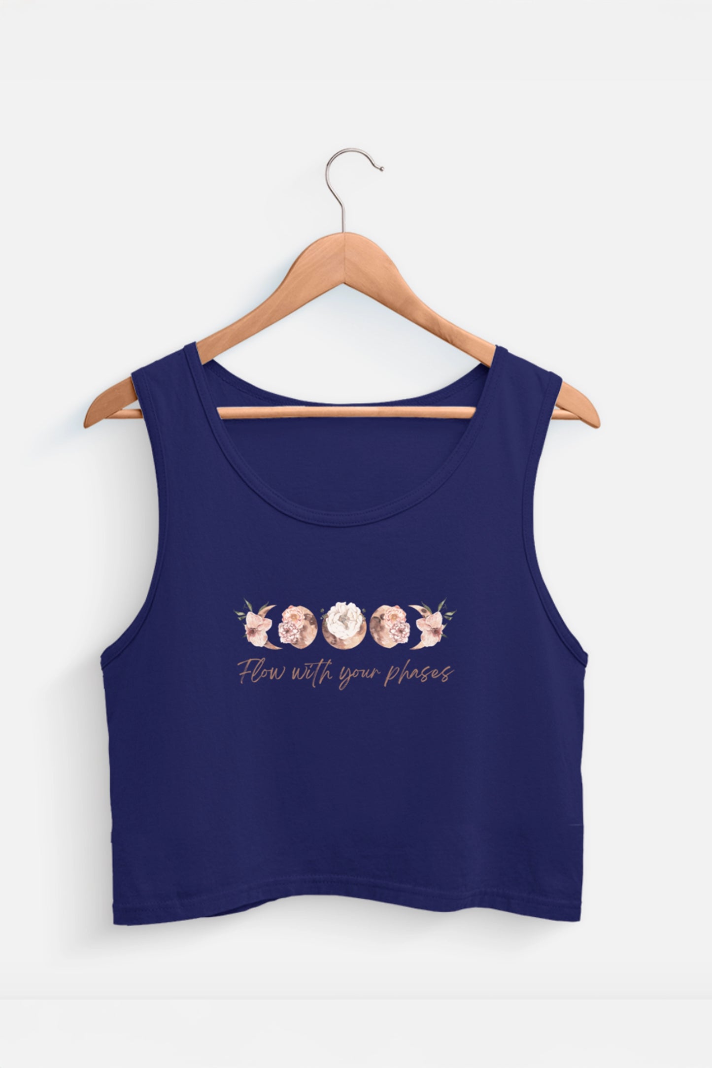 Flow with your phases Tank Top (Peach)