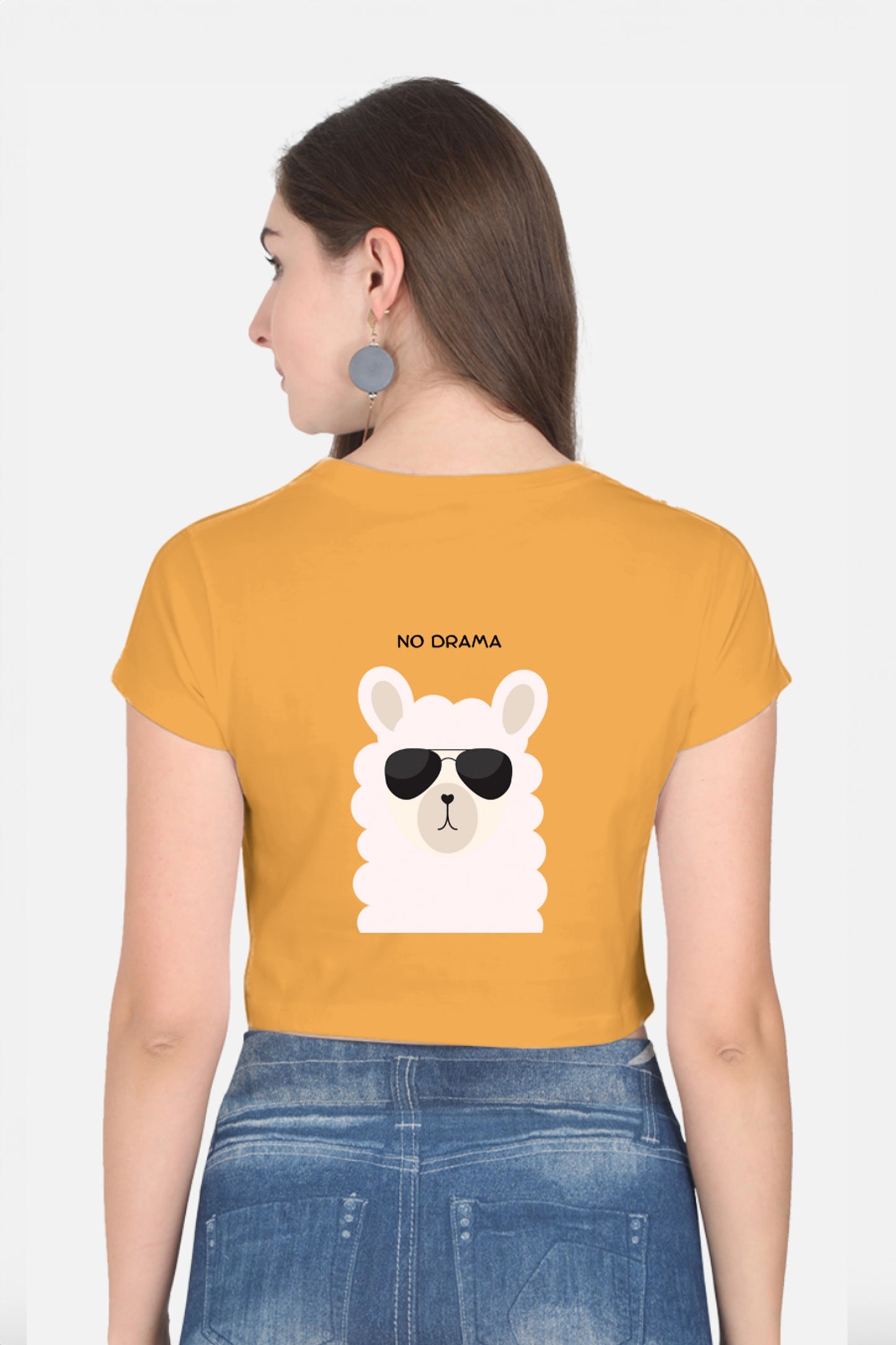 No Drama Llama Crop Top