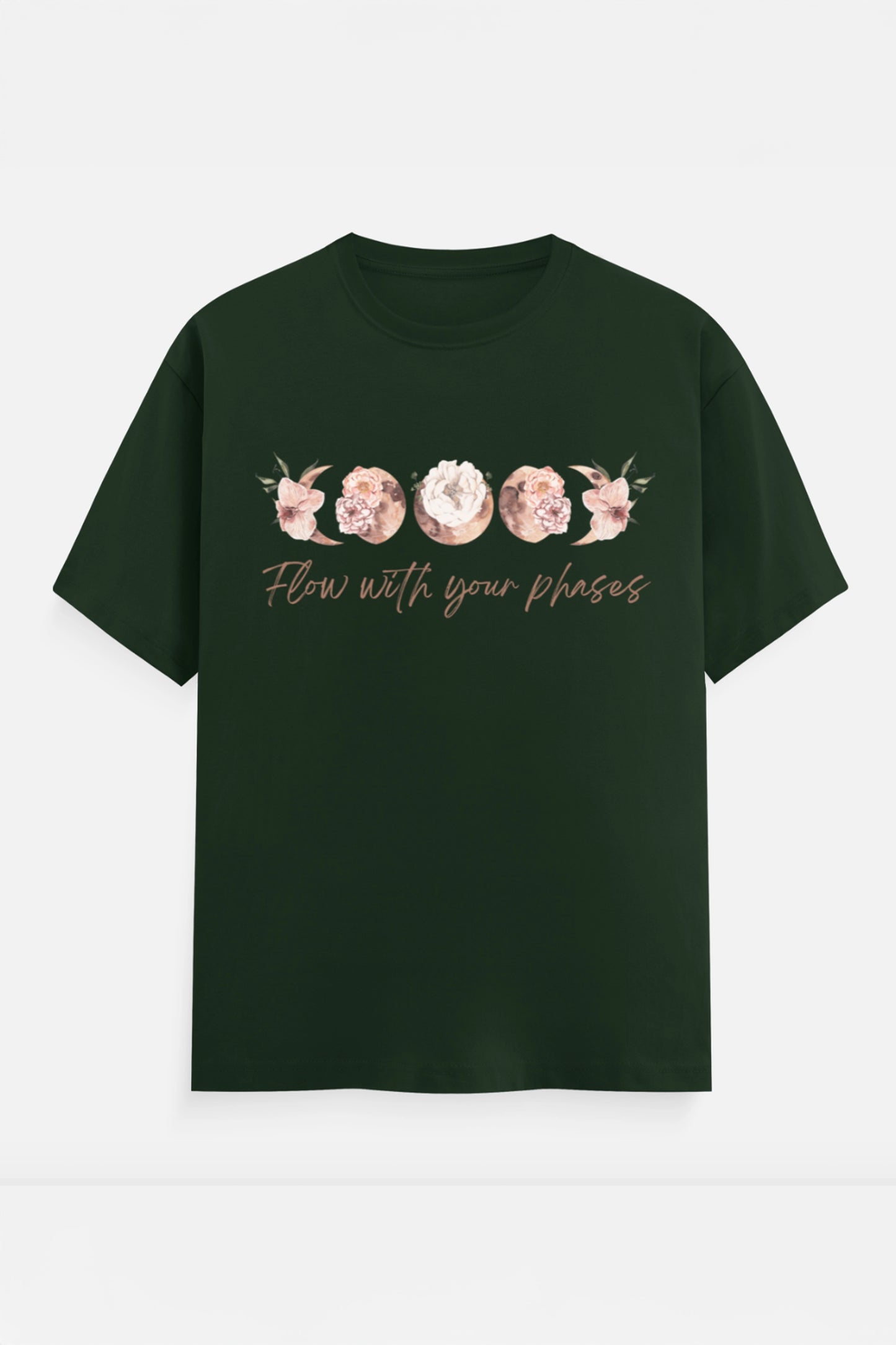 Flow with your phases T-Shirt (Peach)