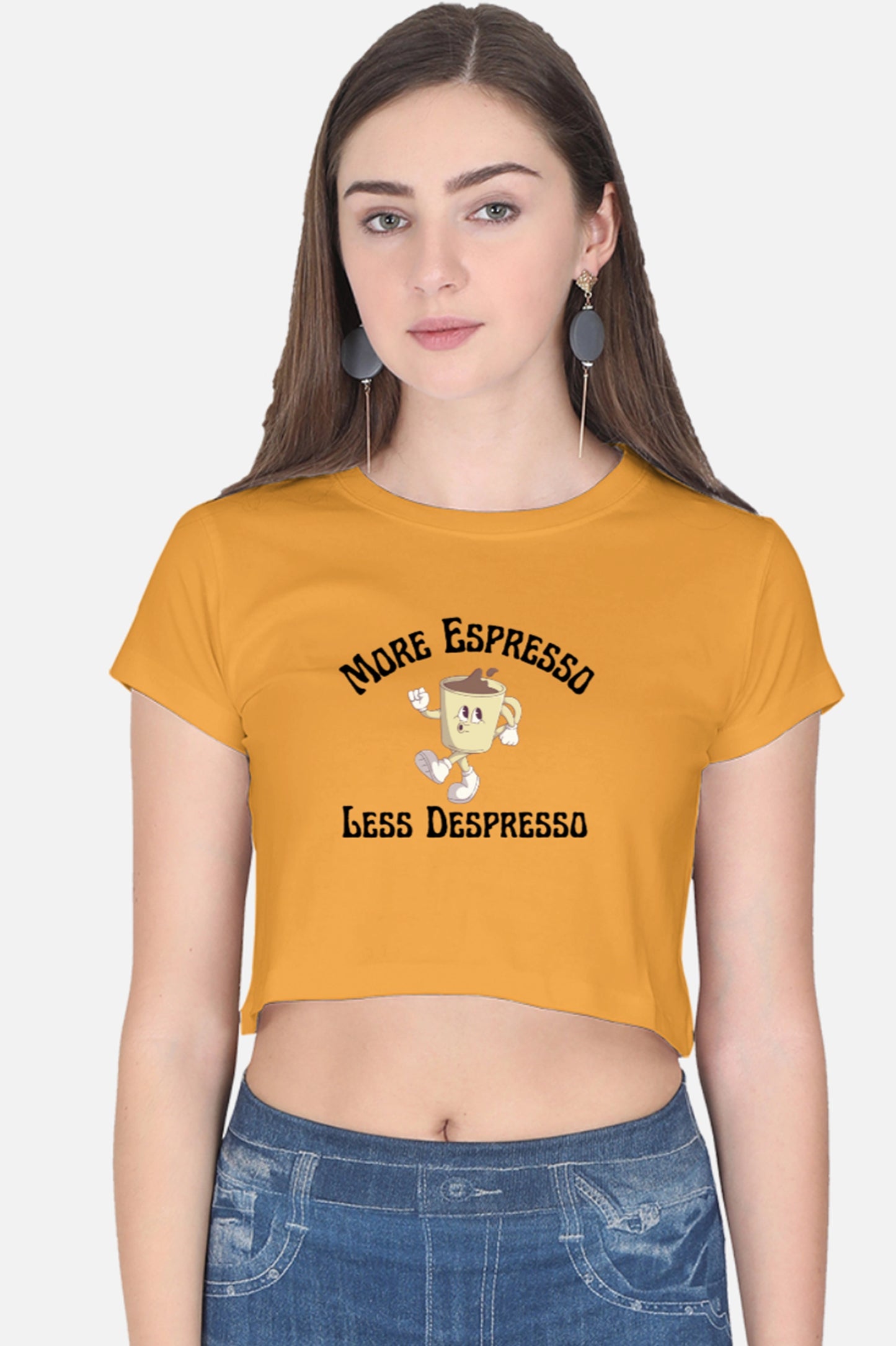 More Espresso Crop Top