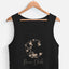 Moon Child Beige Design Tank Top