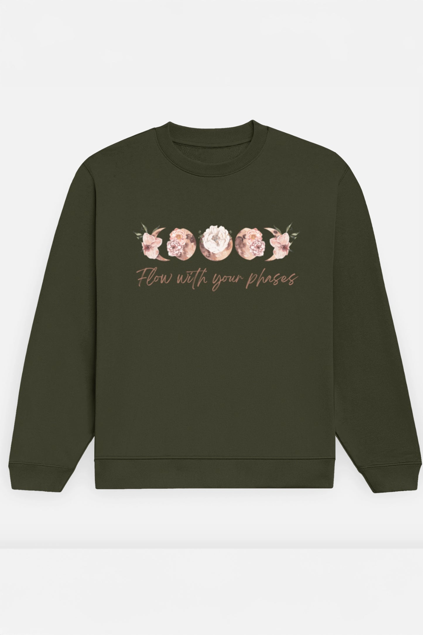 Flow with your phases Sweatshirt (Peach)