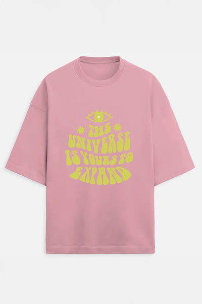 The Universe is Urs To Expand Terry Oversized Tee