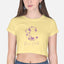 Moon Child Purple Design Crop Top