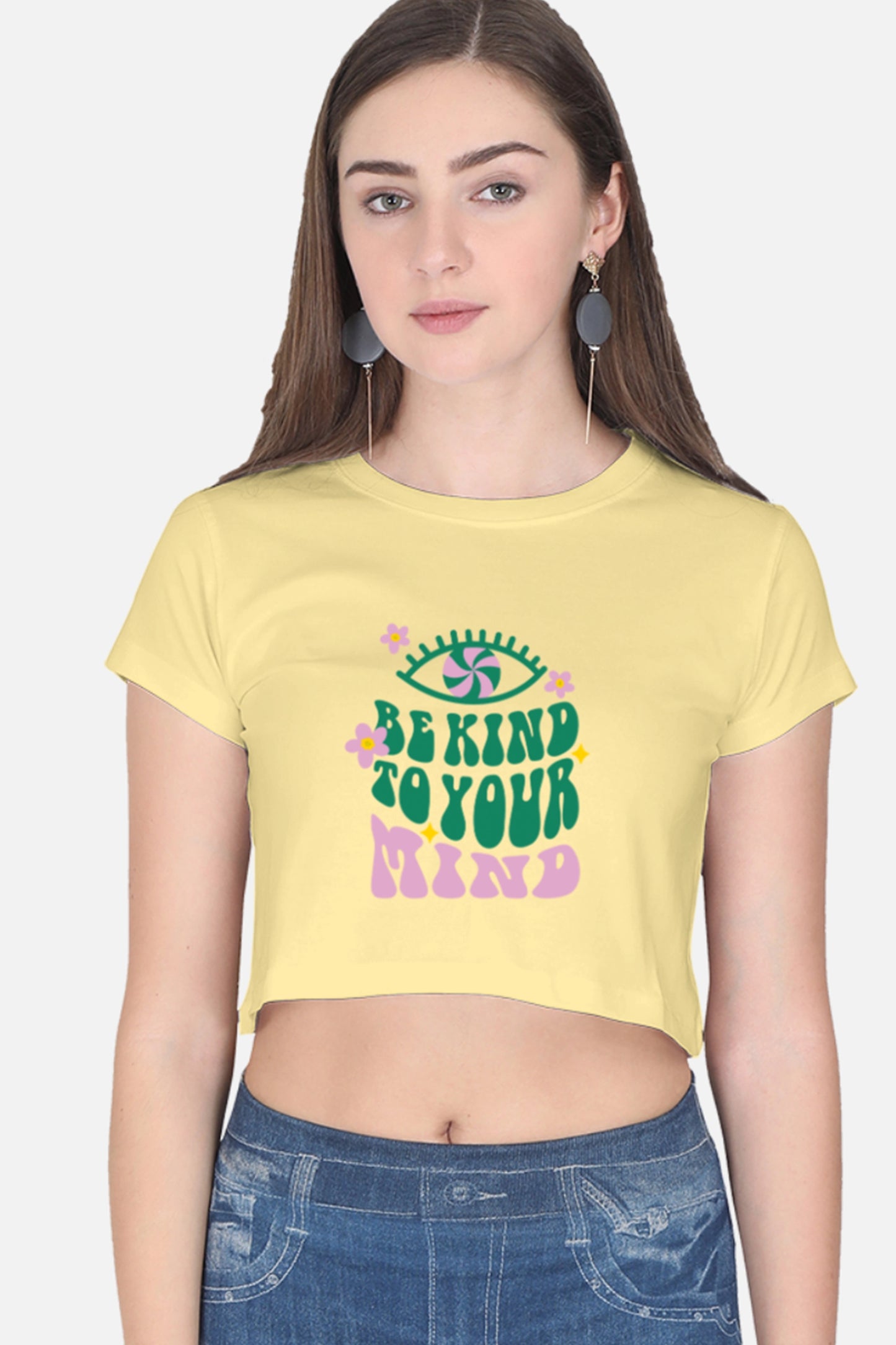 Be Kind To Your Mind Crop Top