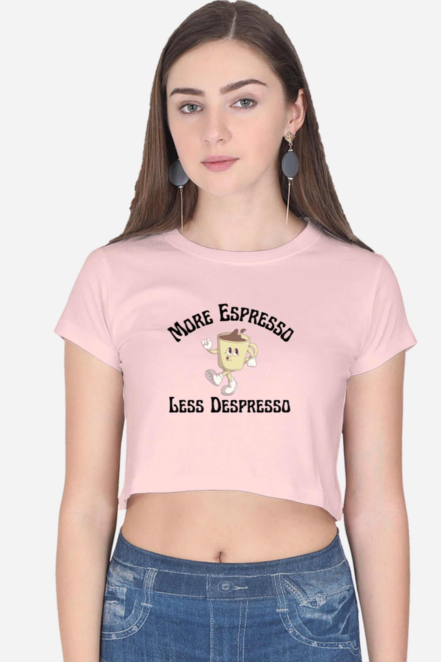 More Espresso Crop Top