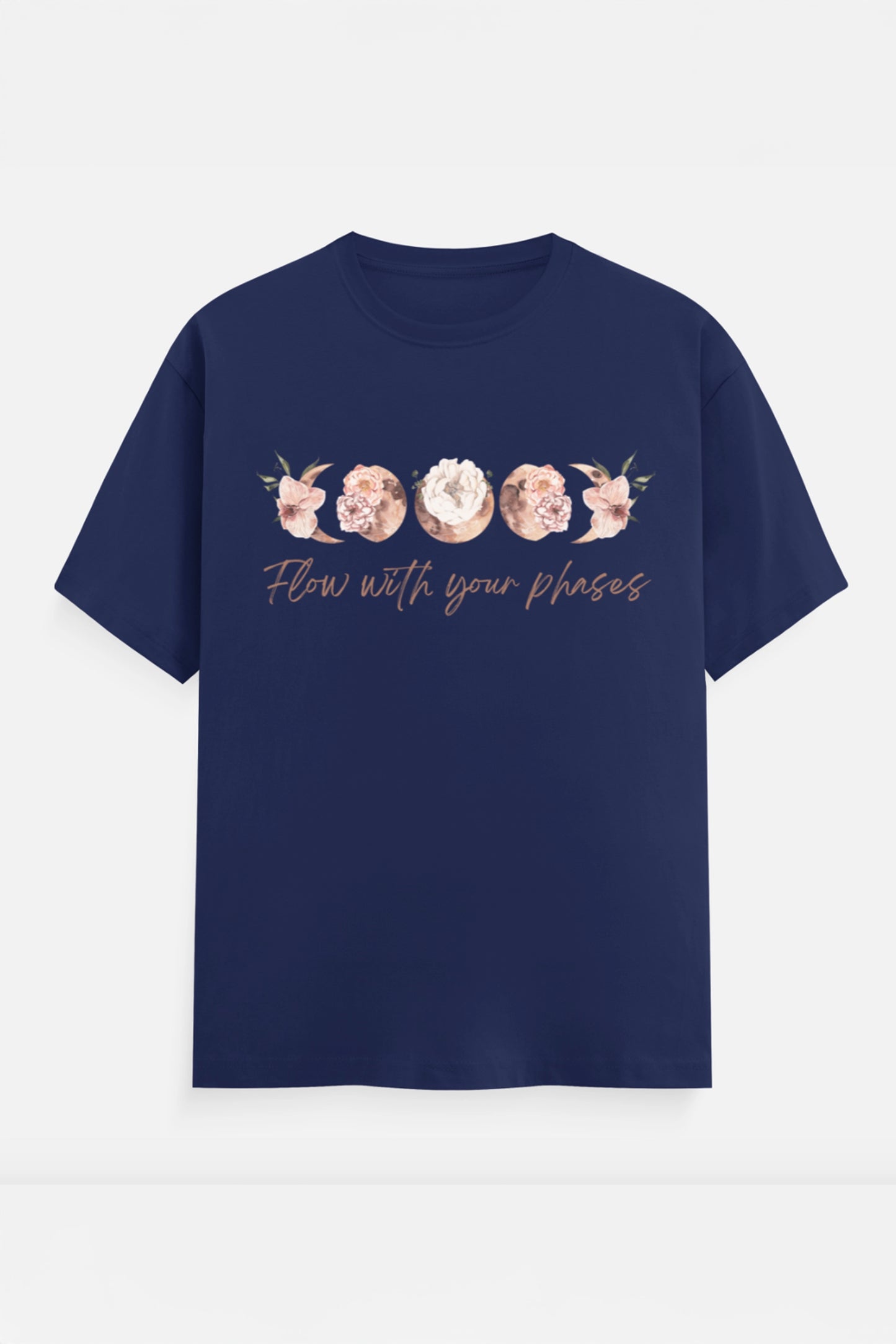 Flow with your phases T-Shirt (Peach)