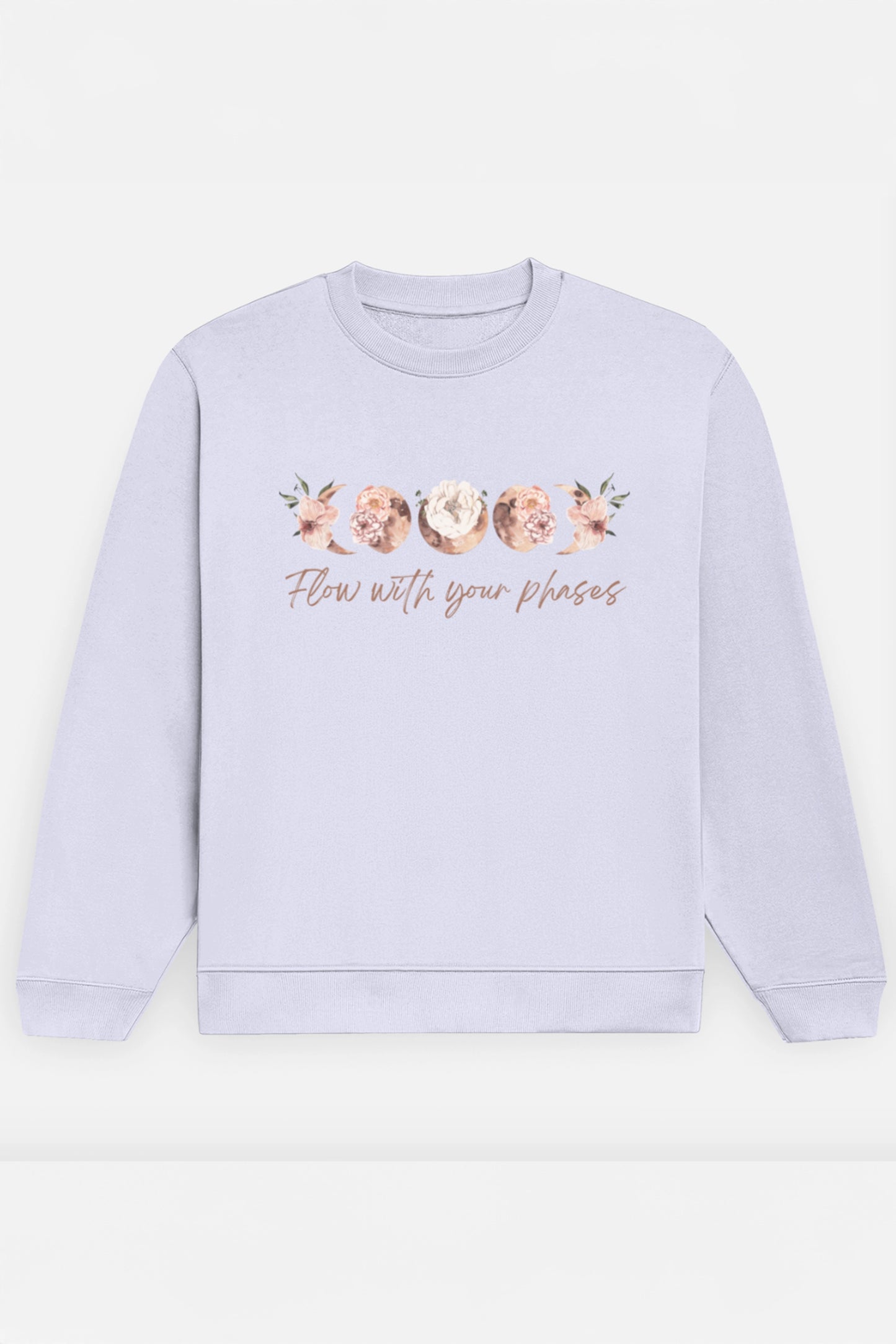 Flow with your phases Sweatshirt (Peach)