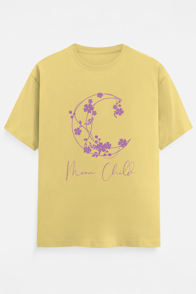 Moon Child Purple Design T-Shirts