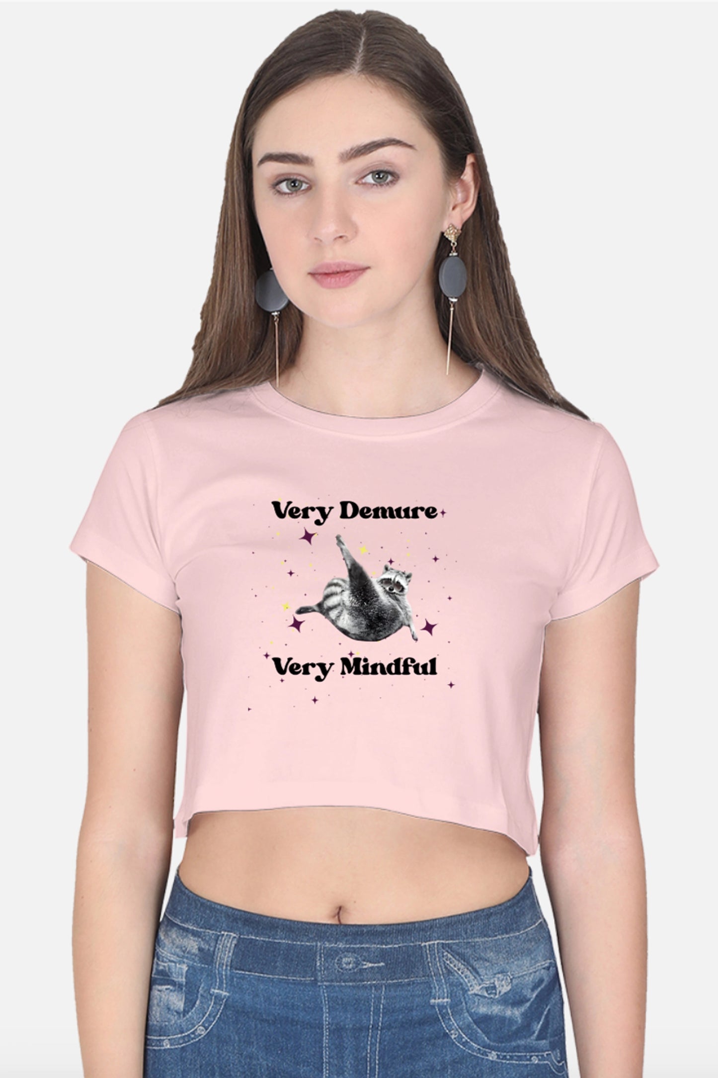 Very Demure, Very Mindful Crop Top