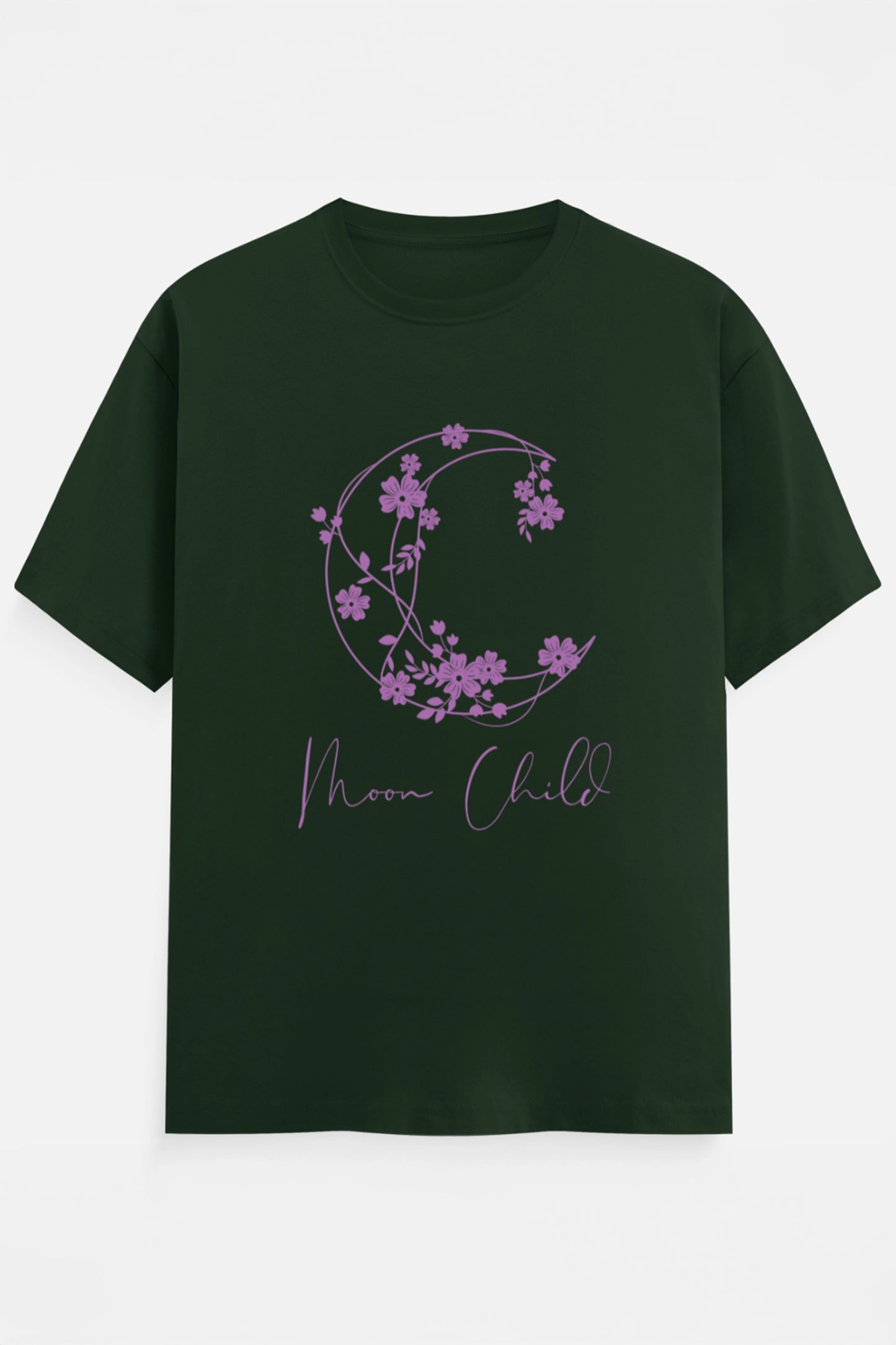 Moon Child Purple Design T-Shirts