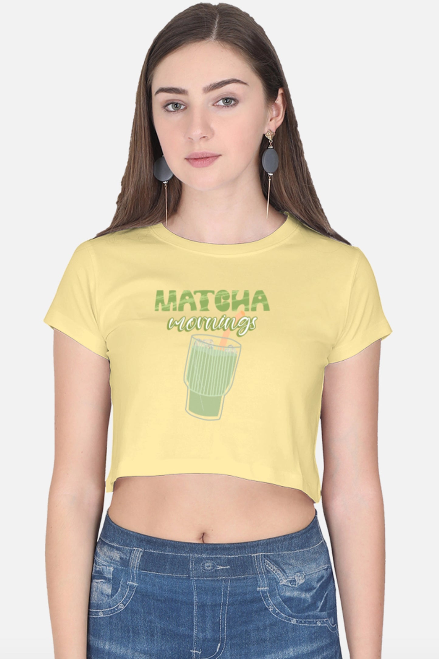 Matcha Mornings Crop Top
