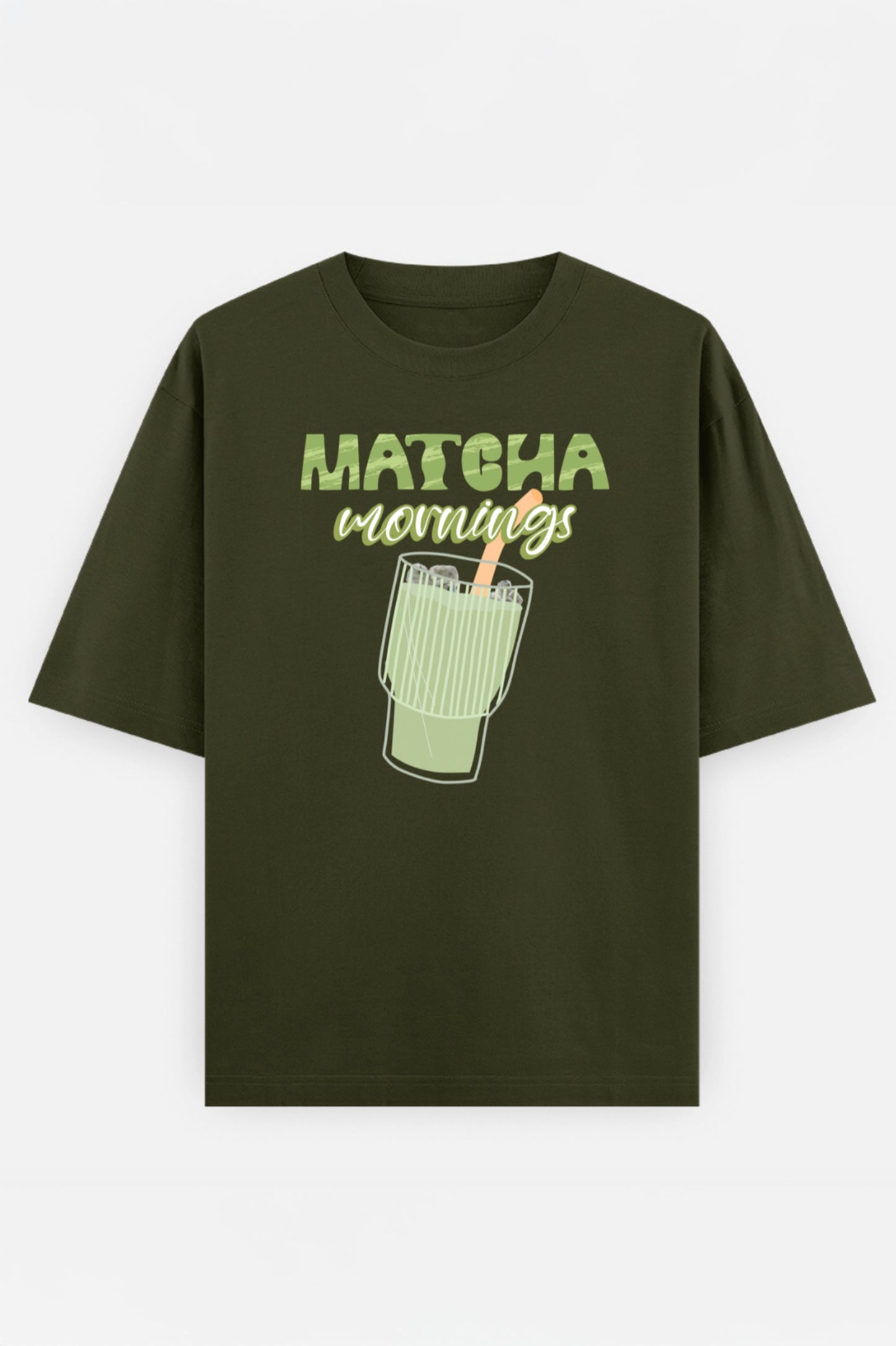 Matcha Mornings Oversized Tee
