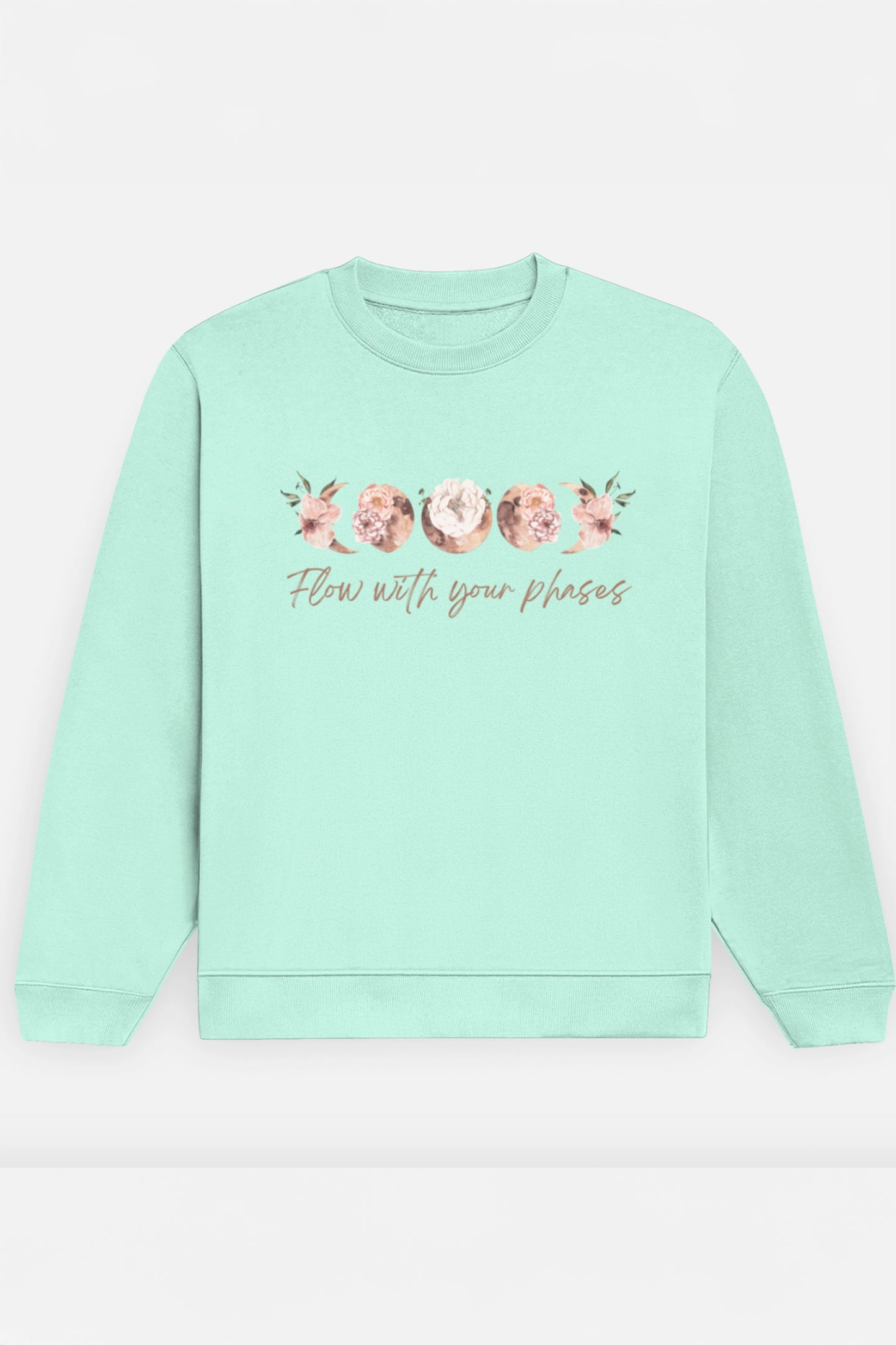 Flow with your phases Sweatshirt (Peach)