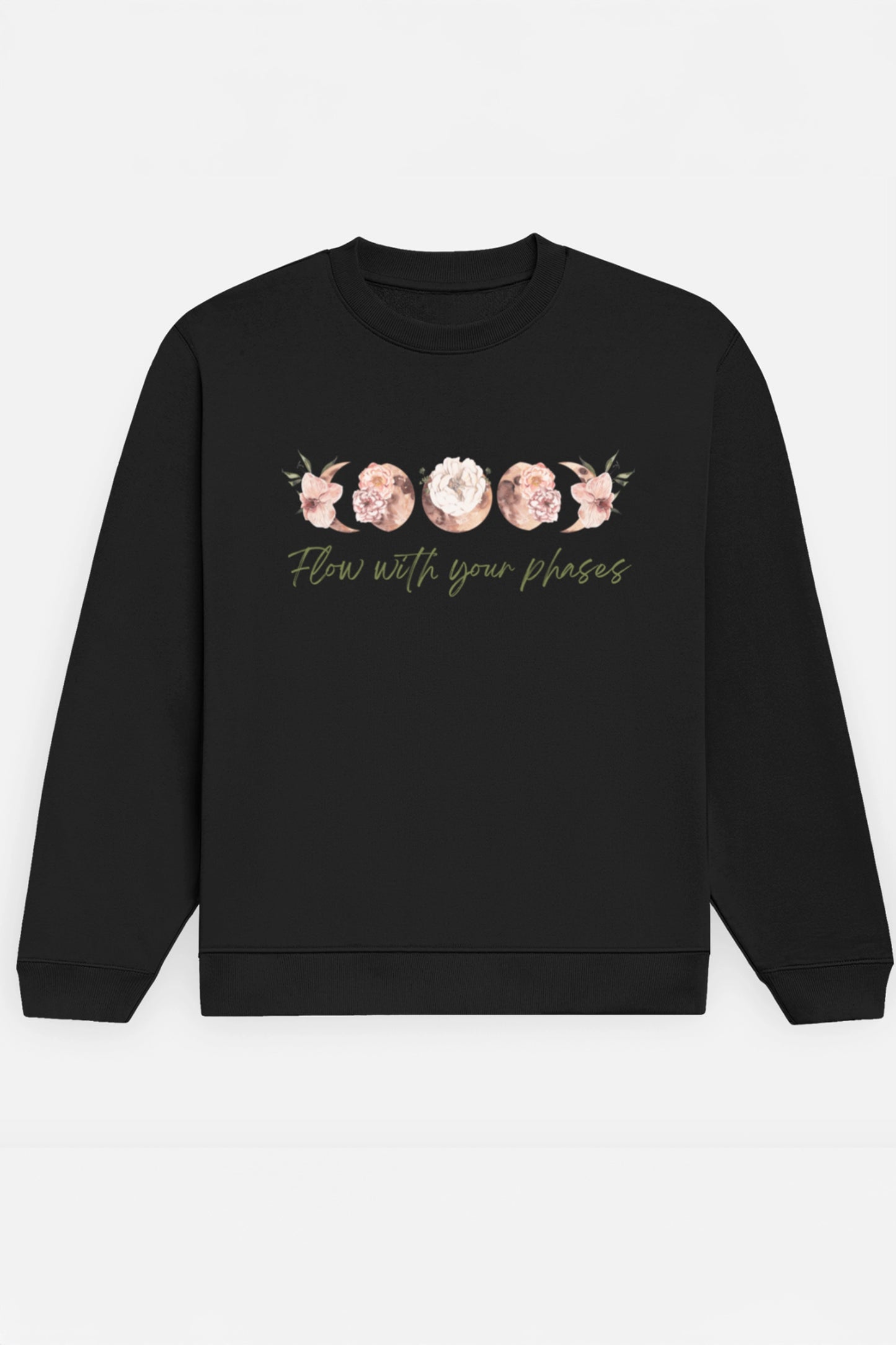 Flow with your phases Sweatshirt (Green)